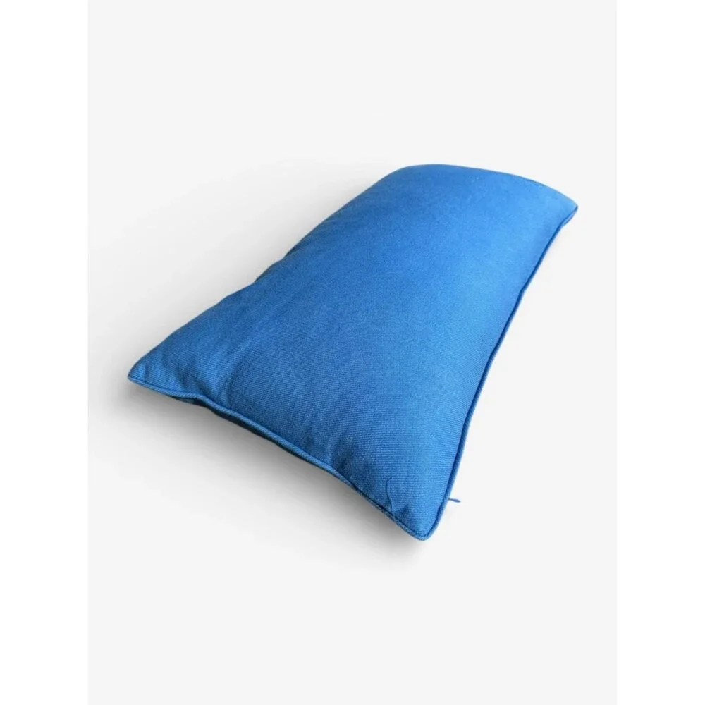 Lauren Ralph Lauren Blue Lumbar Accent Pillow 13.5x25 Classic Home Preppy